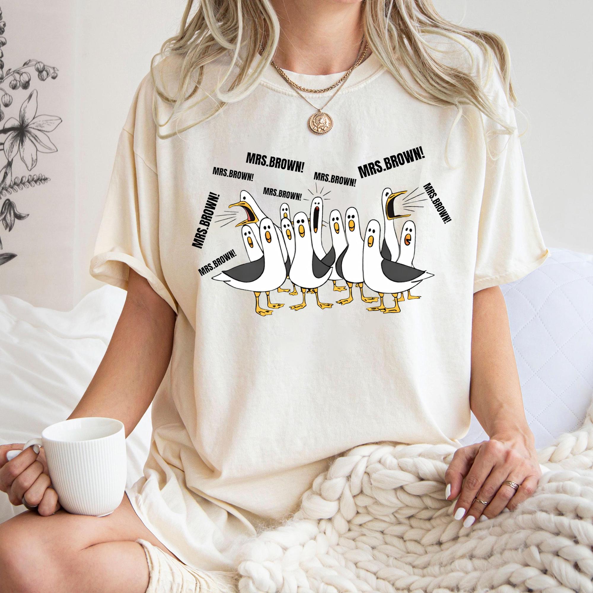 Comfort Colors® Custom Seagulls Teacher Shirt, Funny Teacher Tee, Teacher Appreciation Gift, Funny Personalized Teacher Nemo T-shirt