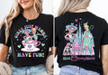Girls Just Wanna Have Fun Disney Shirt, Bo Peep and Jessie Toy Story Tee, Walt Disney World Family Trip Apparel, Retro Teacup Graphic Top
