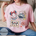 Retro Coquette Bow Disney Cruise Shirt, Mickey and Friends Cruise Tee, Disney Cruise Trip Shirt, Disney Summer Shirt, Disney Vacation Shirt