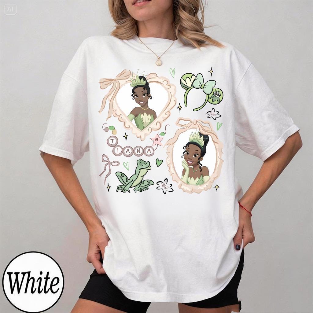 Tiana Shirt, Retro Princess Tiana Coquette Shirt, Disney Princess Shirt, Princess And The Frog Shirt, WDW Disney Shirt, Disney Girl Trip Tee