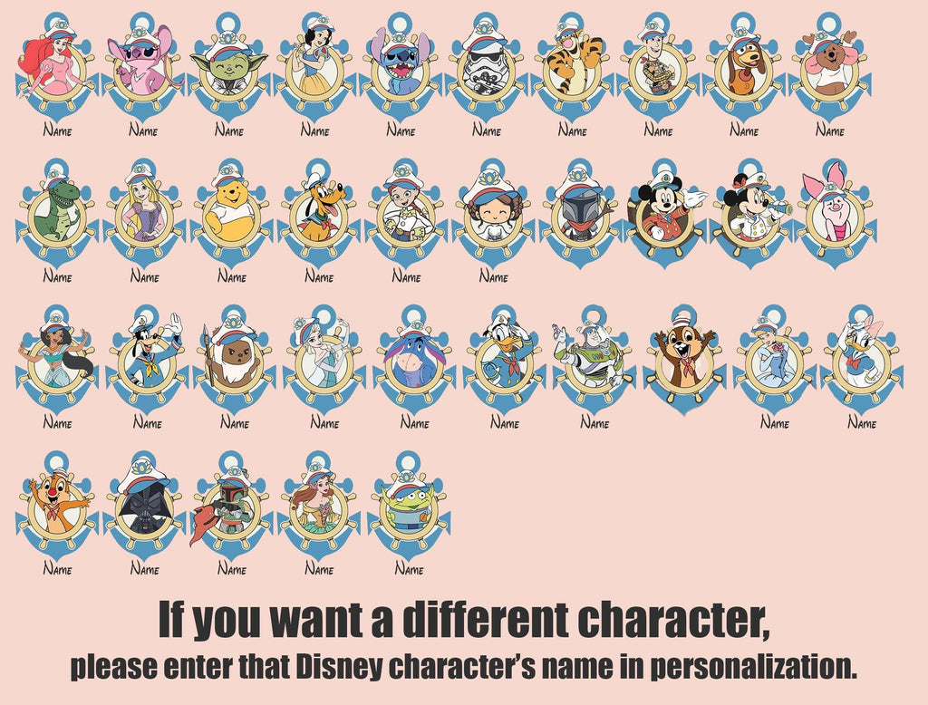 Personalized All Characters Disney Cruise Line 2026 Shirt, Retro Disney Cruise Line Shirt, Mickey & Friends Shirt, Disney Vacation Tee