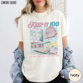 Epcot Inspired Keep It 100 Comfort Colors Shirt, The Land The Seas The Skies Tee, WDW Family Vacation Gift