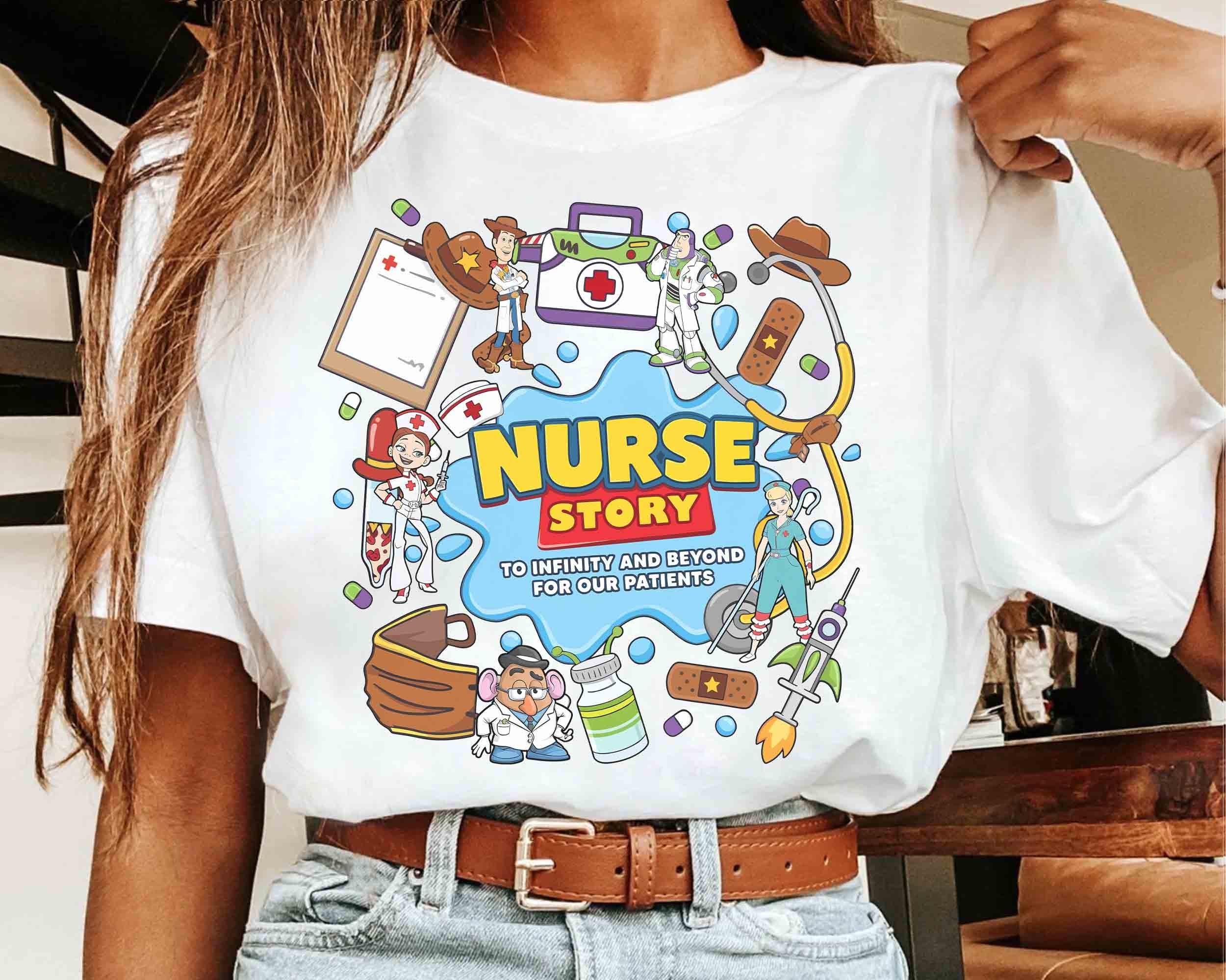 Toy Story Nurse T-shirt, Buzz And Woody Nurse Team Shirt, Disney Nurse Story Shirt, Nurse Team Group shirt, Nurse Week shirt, Gift for Nurse