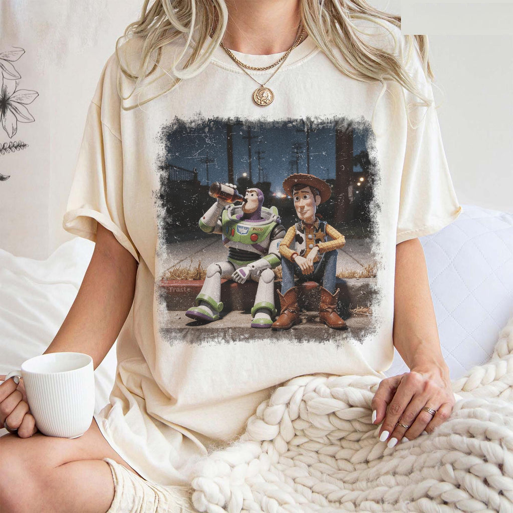 Comfort Colors Toy Story Tshirt, Buzz Lightyear Woody Shirt For Men Women, Pixar Tee, Animation Tee Shirt, Movie Lover Gift, Pixar Movie Tee
