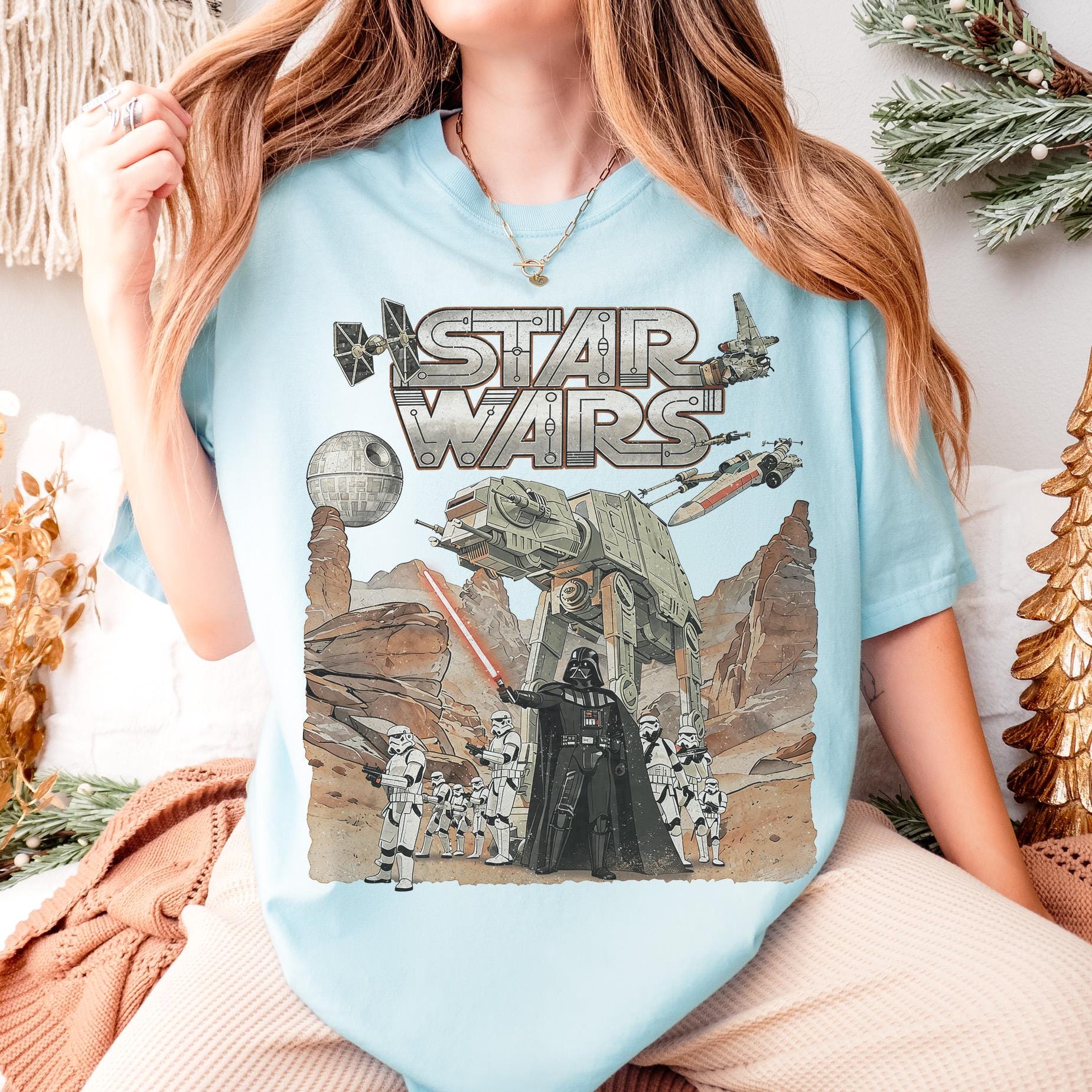 Retro Star Wars Galaxys Edge Comfort Colors Shirt, Darth Vader Star Wars Shirt, Vintage Batuu Millennium Falcon Tee, Disney Family Trip 2026