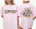 Retro Mickey and Friends Signatures Shirt, Disney Characters Tee, Disney Mouse Head Tee, Mickey & Co Gift, Disney Tee, Magical Shirt