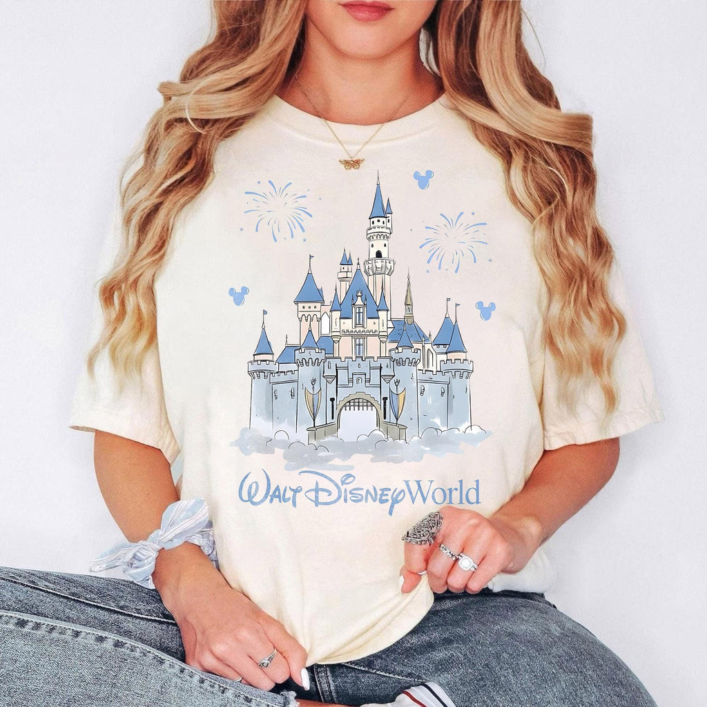 Retro Walt Disney World Castle Mickey Shirt, Family Matching 2026 Trip Castle Shirts, Magic Kingdom Shirt, Disney Cinderella Castle Shirt