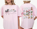 Coquette Bow The Most Magical Place on Earth Shirt, Disney Mickey & Friends Park Group Tee, Epcot Tour Shirt, WDW Family Vacation