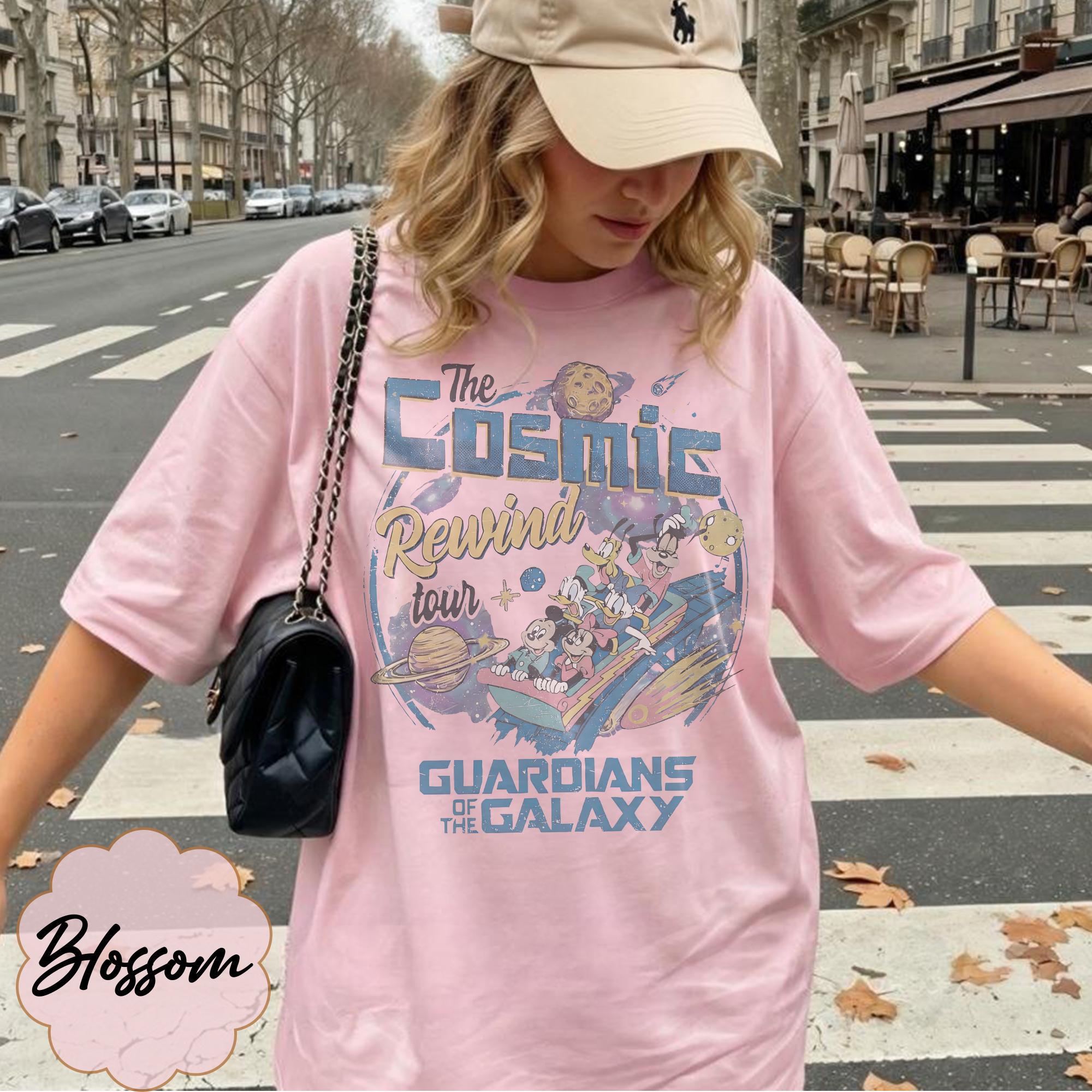 Vintage 80s Guardians Of The Galaxy Cosmic Rewind Comfort Colors Shirt, Mickey and Friends Disney Ride Tee, Epcot Disney Trip Matching Shirt