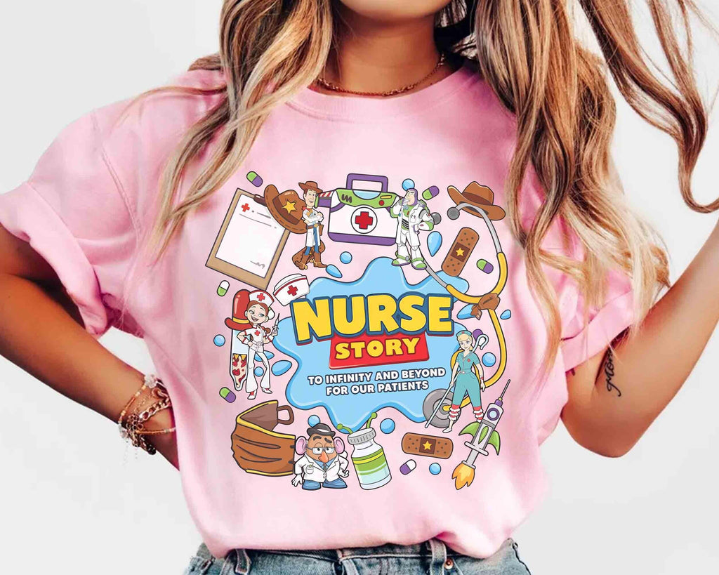 Toy Story Nurse T-shirt, Buzz And Woody Nurse Team Shirt, Disney Nurse Story Shirt, Nurse Team Group shirt, Nurse Week shirt, Gift for Nurse