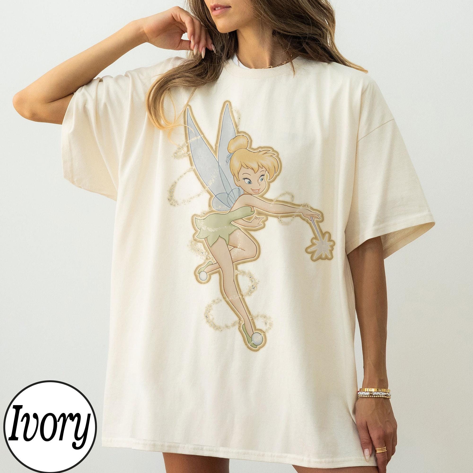 Vintage Comfort Colors Disney Peter Pan Tinker Bell Shirt, Tinkerbell Princess Shirt, Retro Y2K Disney Princess Shirt, Fairy Style Shirt