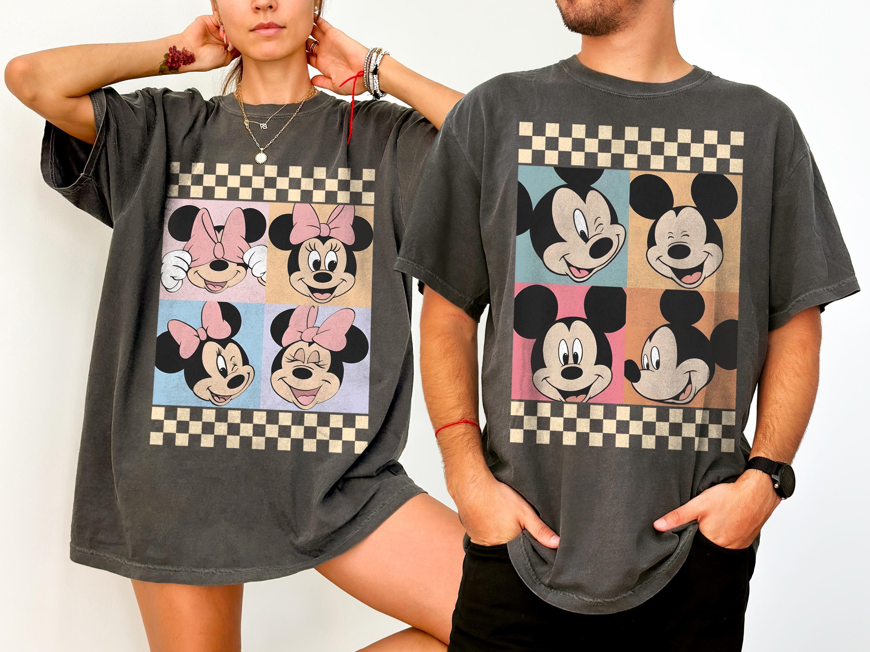 Retro Mickey And Minnie Comfort Shirt, Disney Couple Shirt, Disneyworld Couple Shirt, Disneyland Trip Shirts, Disney Shirt