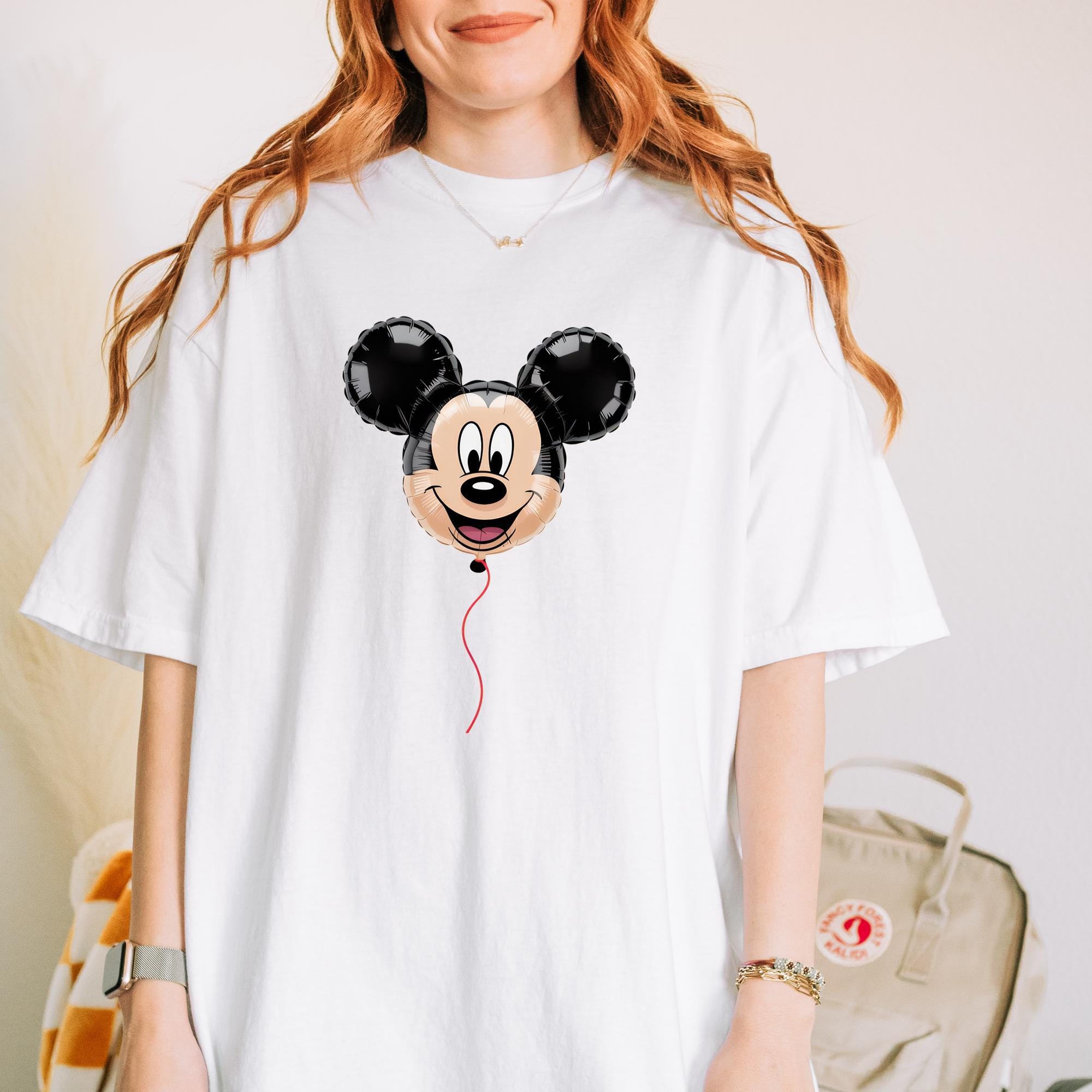 Comfort Colors® Balloon Disney Shirt, Mickey Tee, Disney Friends T-shirt, Disney Birthday Shirt, Disney Trip Tee, Vacation Matching Tee