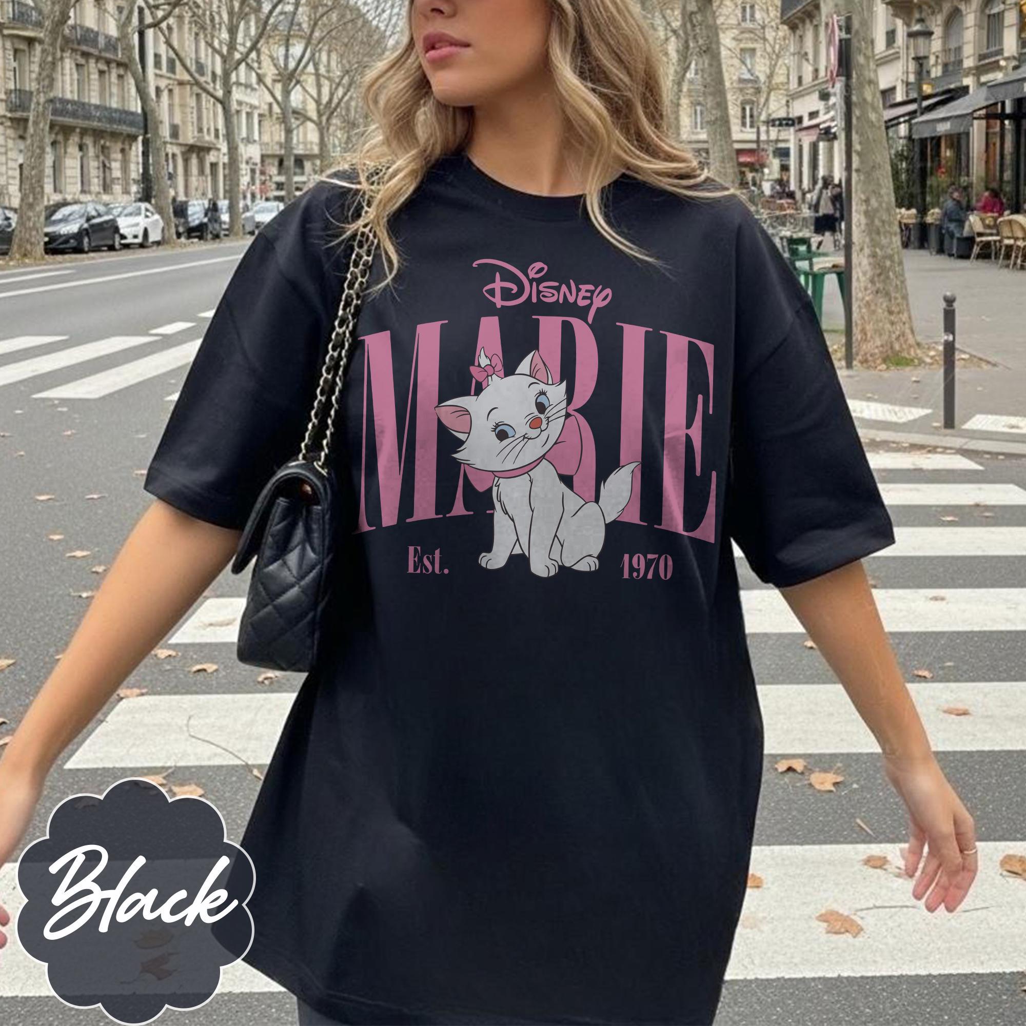 Retro Marie Aristocats Comfort Colors Shirt, Vintage Disney Aristocats 1970 Tee, Marie Cat Shirt, Disneyland Vacation 2026 Family Trip Tees