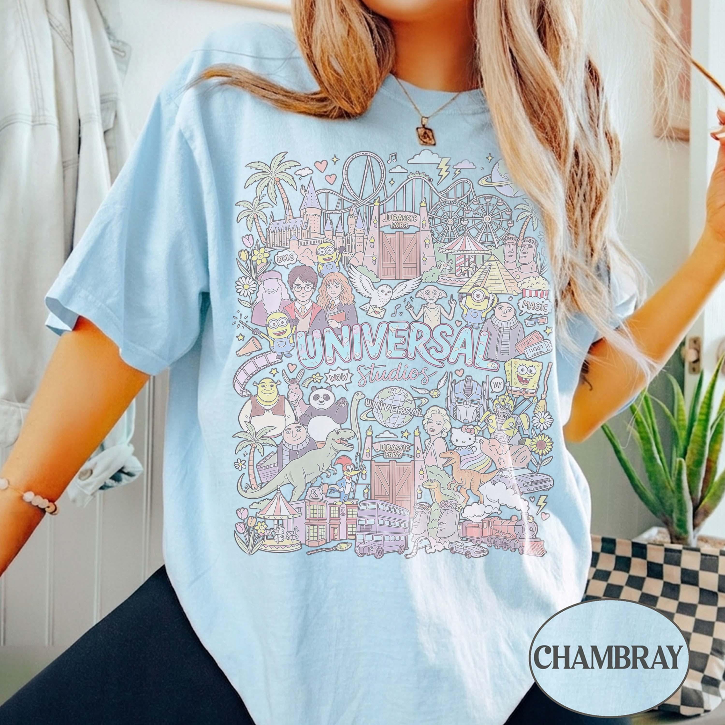 Comfort Colors® Retro Disney Universal Studios Shirt, Universal Studios 2026 Trip Shirt, Disneyworld Tee, Disney Family Vacation Tee