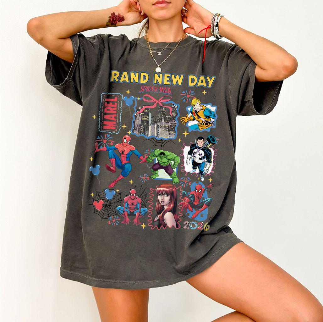 Vintage Spider-Man Brand New Day Comfort Colors Shirt, Marvel Spiderman T-shirt, Tom Holland Spidey Tee, MCU Peter Parker Tee, Brand New Day