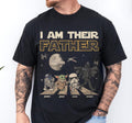 Personalized I Am Their Father Shirt, Best Dad In The Galaxy Tee, Star Wars Dad Kids Shirt, Father’s Day Gift, Space Dad Family Matching Tee