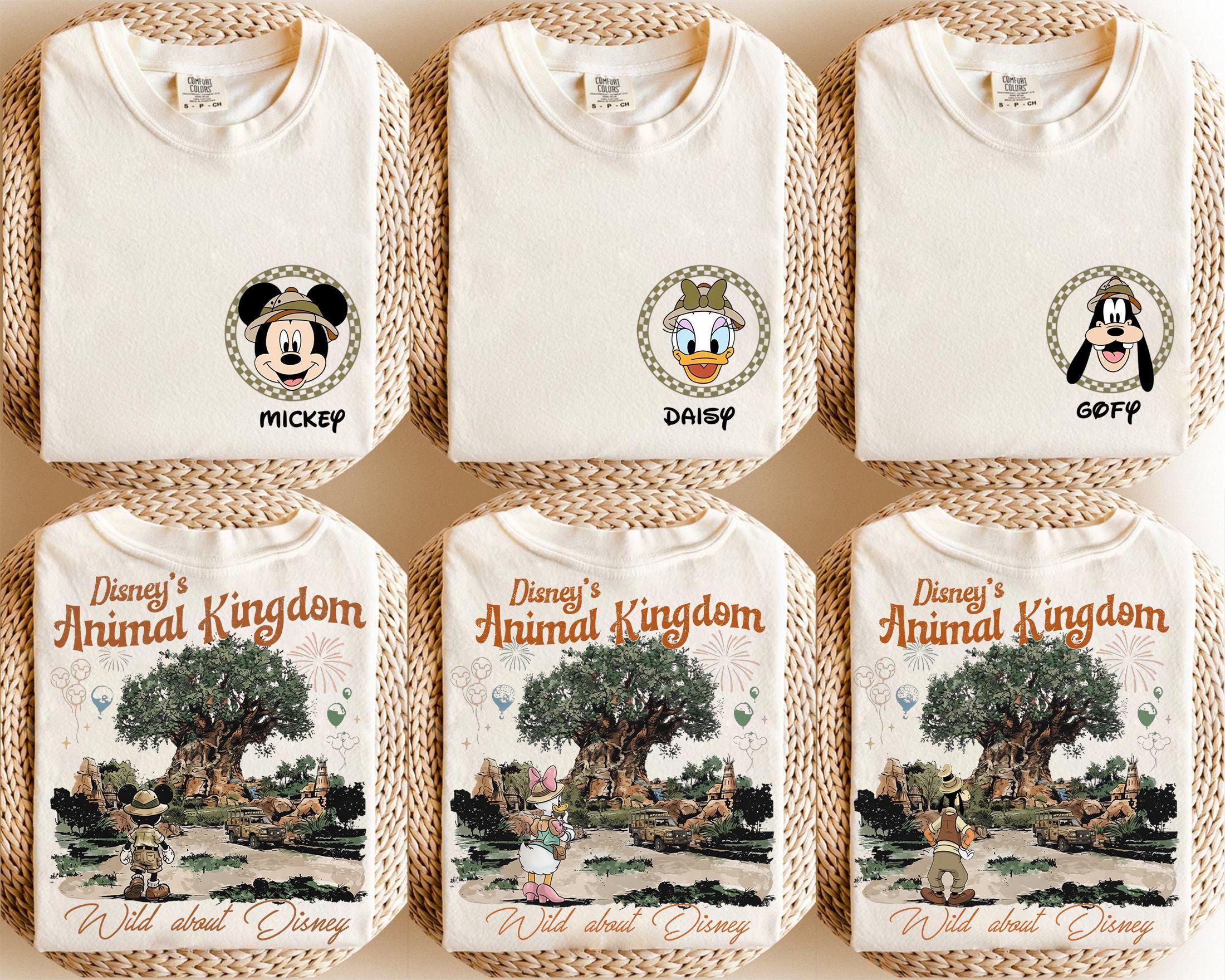 2-Sided Comfort Colors Disney Animal Kingdom Safari Shirts, Disney Safari Mode Tee, Mickey Mouse Trip Shirt, WDW Vacation Gift,Disney Family