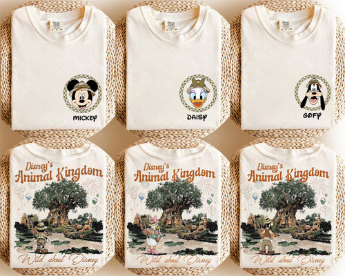 2-Sided Comfort Colors Disney Animal Kingdom Safari Shirts, Disney Safari Mode Tee, Mickey Mouse Trip Shirt, WDW Vacation Gift,Disney Family
