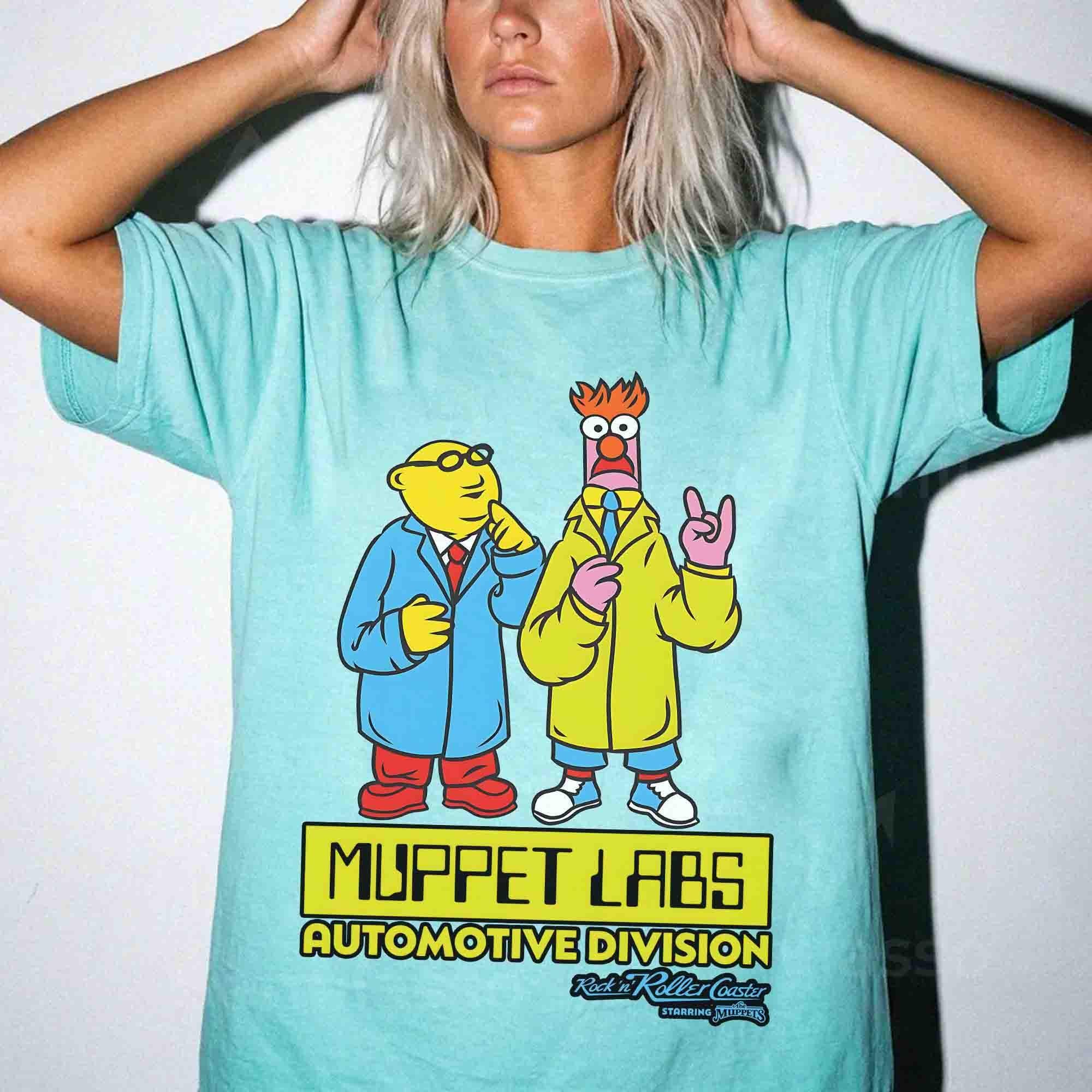 Muppets Rock'n Roller Coaster Beaker And Dr. Bunsen Honeydew Shirt, The Electric Mayhem Tee, Disney Ride Team Tee, Disney World Trip 2026