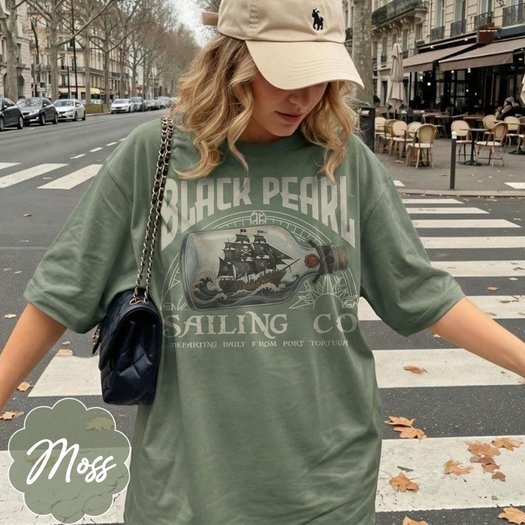 Disney Pirates Black Pearl Sailing and Co T-Shirt, Disney Cruise Pirates Night Tee, Dead Men Tell No Tales, Disneyland Family Matching Tees