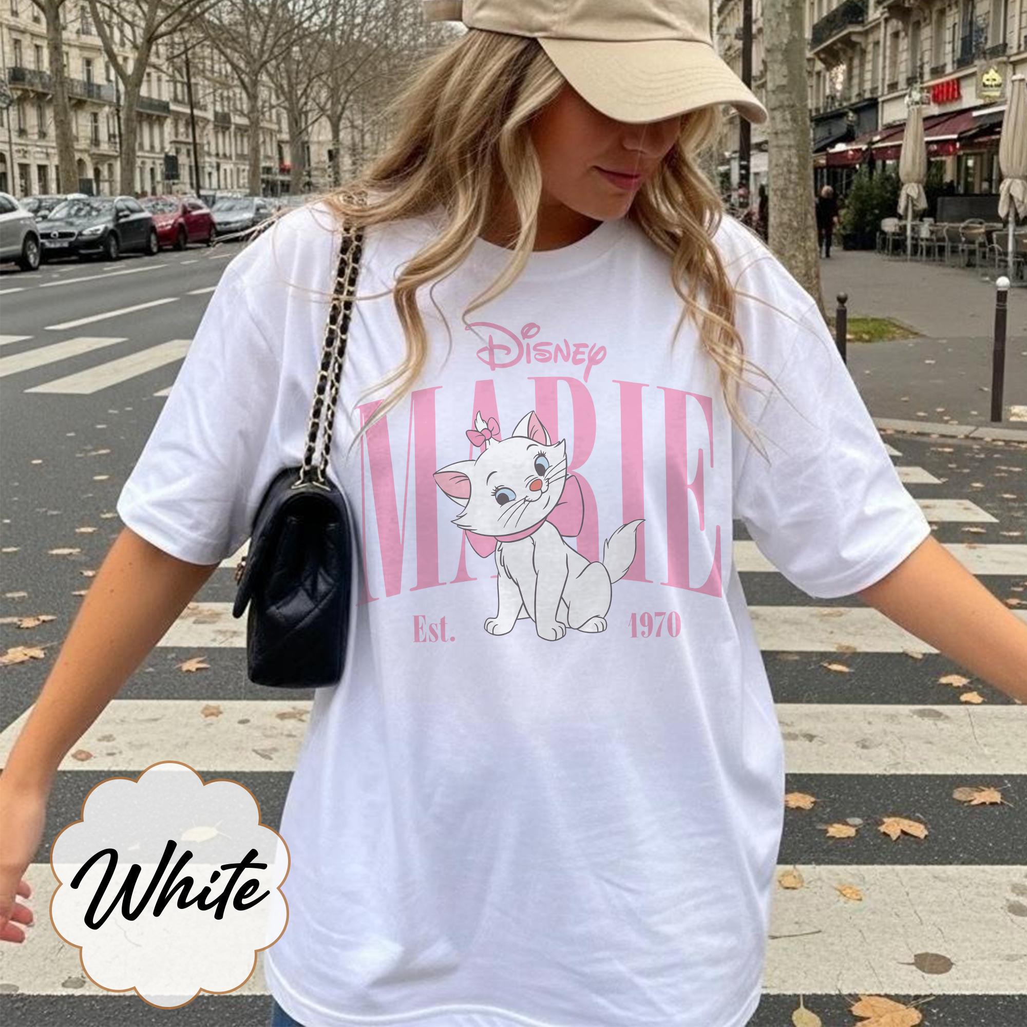 Retro Marie Aristocats Comfort Colors Shirt, Vintage Disney Aristocats 1970 Tee, Marie Cat Shirt, Disneyland Vacation 2026 Family Trip Tees