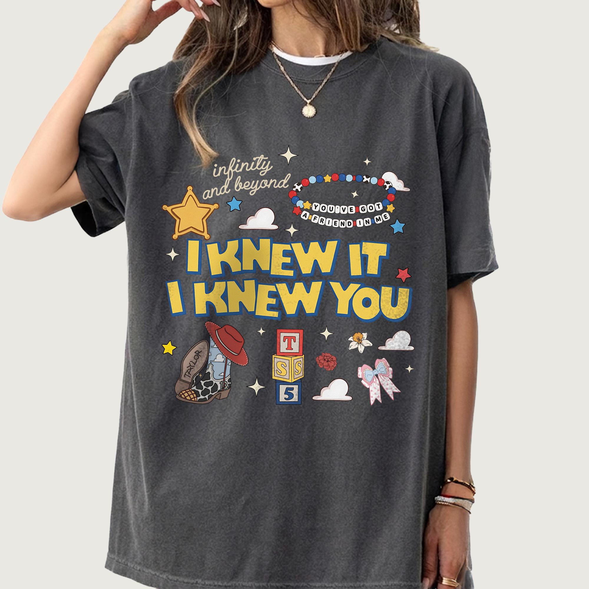 Retro I Knew It I Knew You Shirt, TS and Toy Story 5 Friendship Shirt, Woody Buzz Lightyear Tee, Disneyland Pixar Tee