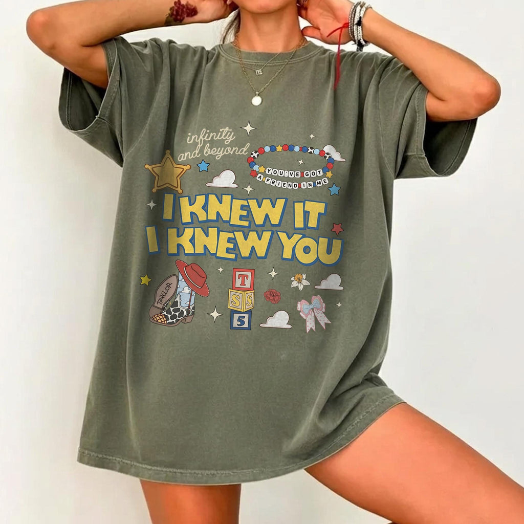 Vintage I Knew It I Knew You Shirt, TS and Toy Story 5 Friendship Tee