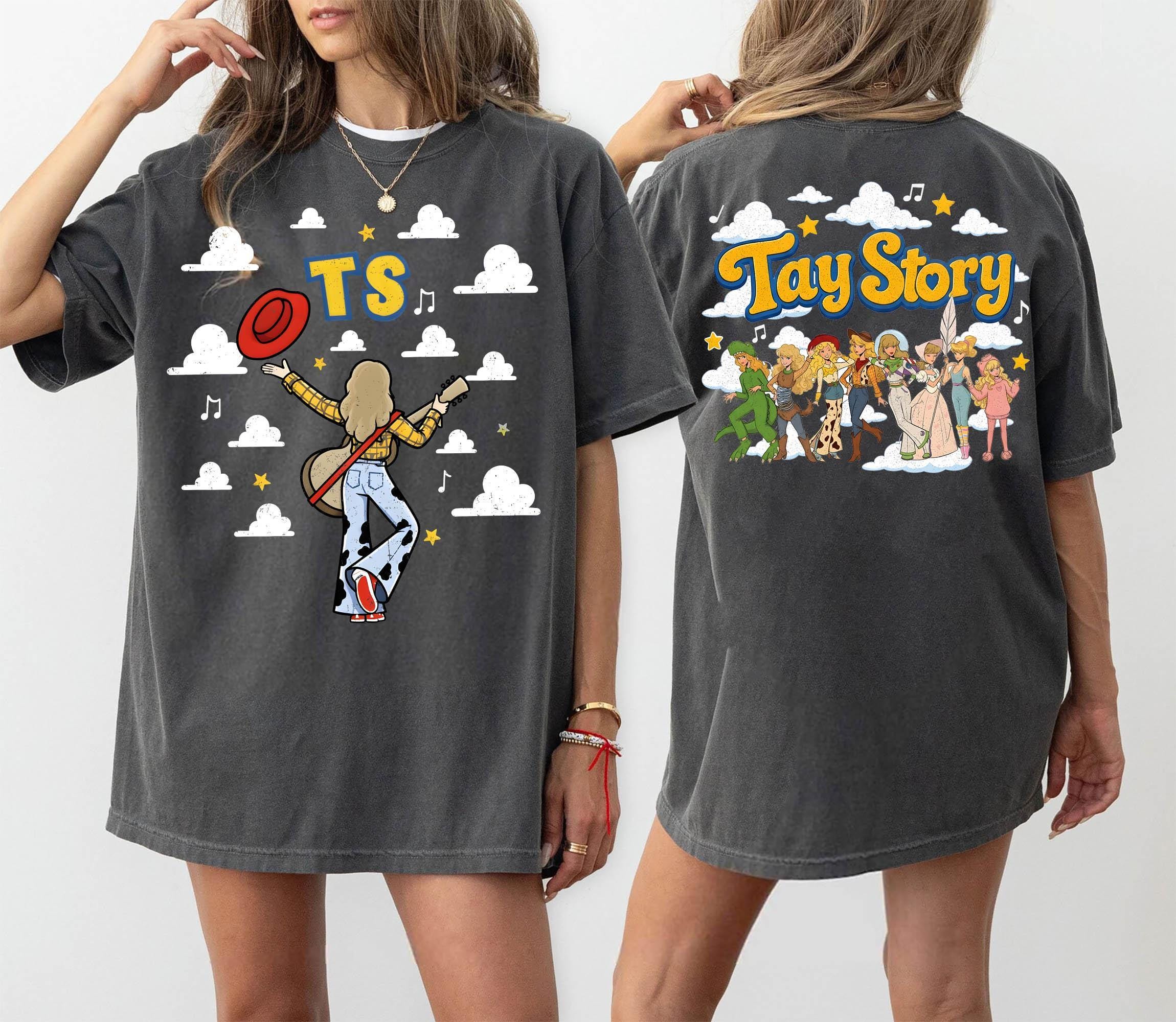 Comfort Colors® TS Tay Story Shirt, Gift For Music Fan, Retro Toy Friends