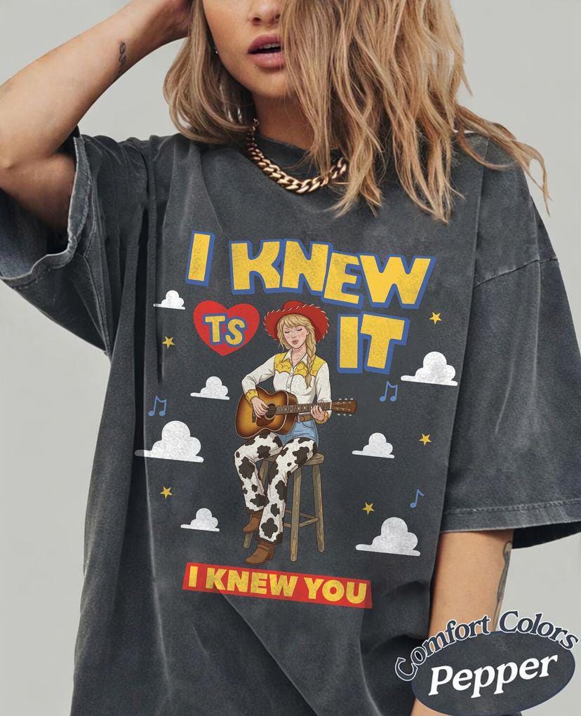 Vintage I Knew It I Knew You Shirt, TS and Toy Story 5 Friendship Shirt, Woody Buzz Lightyear Tee, Disneyland Toy Story Family Matching Tee