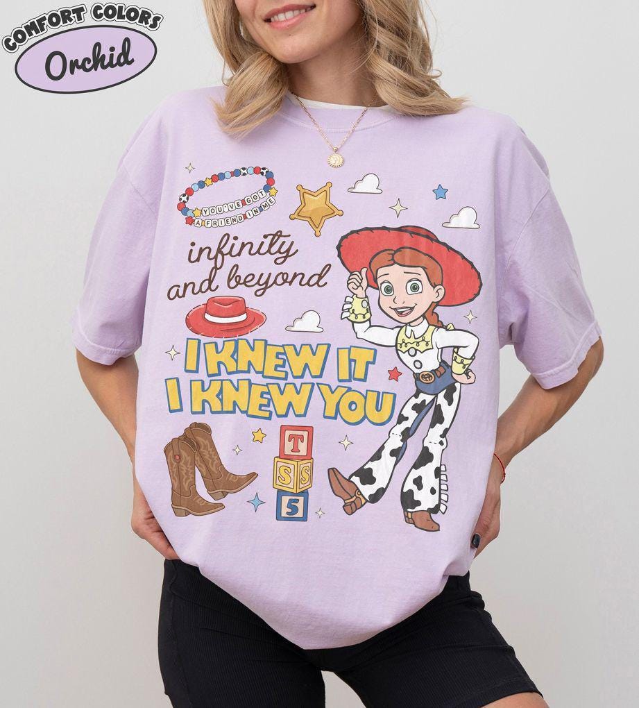 Retro Toy Story Gang I Knew It I Knew You Girly Shirt, Western Cowboy Graphic Shirt, Trendy Toy Story 5 Tee, You've Got A Friend In Me Shirt