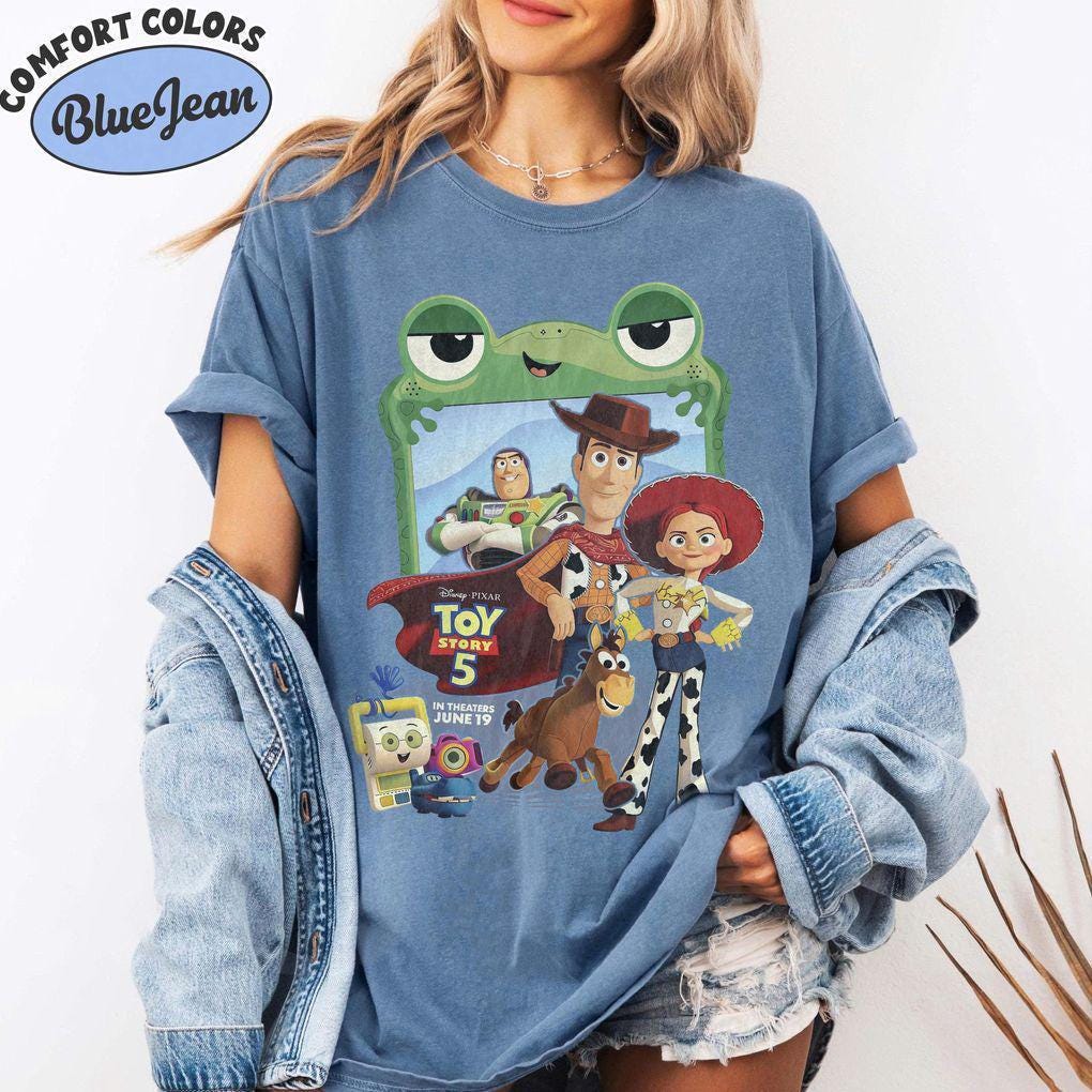 Retro I Knew It I Knew You Were Turning 5 Shirt, TS and Toy Story 5 Shirt, WDW Disneyland Toy Story 5 Birthday, Toy Story Birthday tee