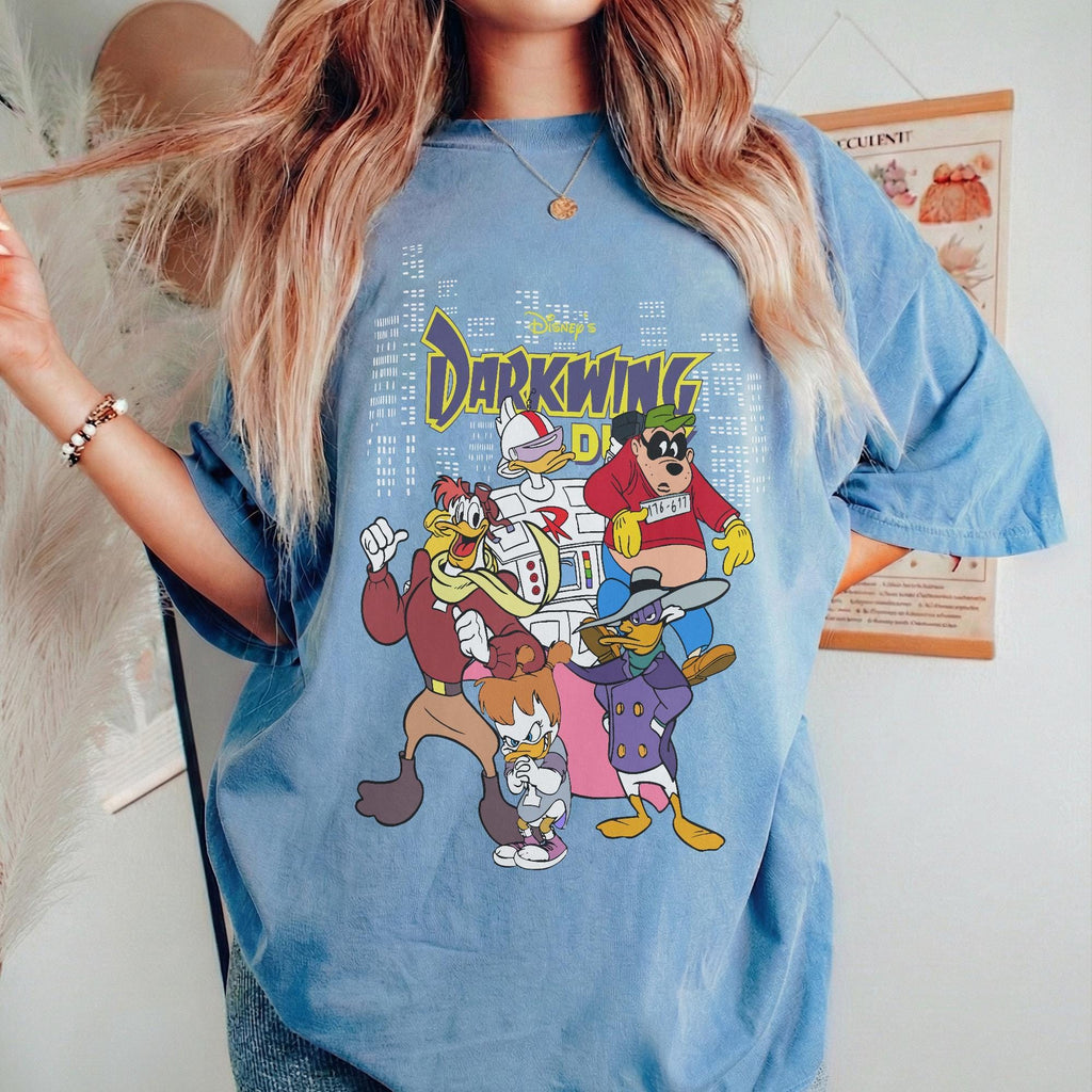 Vintage Disney Darkwing Duck Shirt, Retro Darkwing The Terror T-shirt, Walt Disney World, The Magic Kingdom, Disneyland Vacation Tee