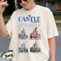 Retro Disney Shirt, The Castle Through The Years, Original 1971, Birthday Cake 25th Anniversary, Stitch's Great Escape 2004,50th Anniversary
