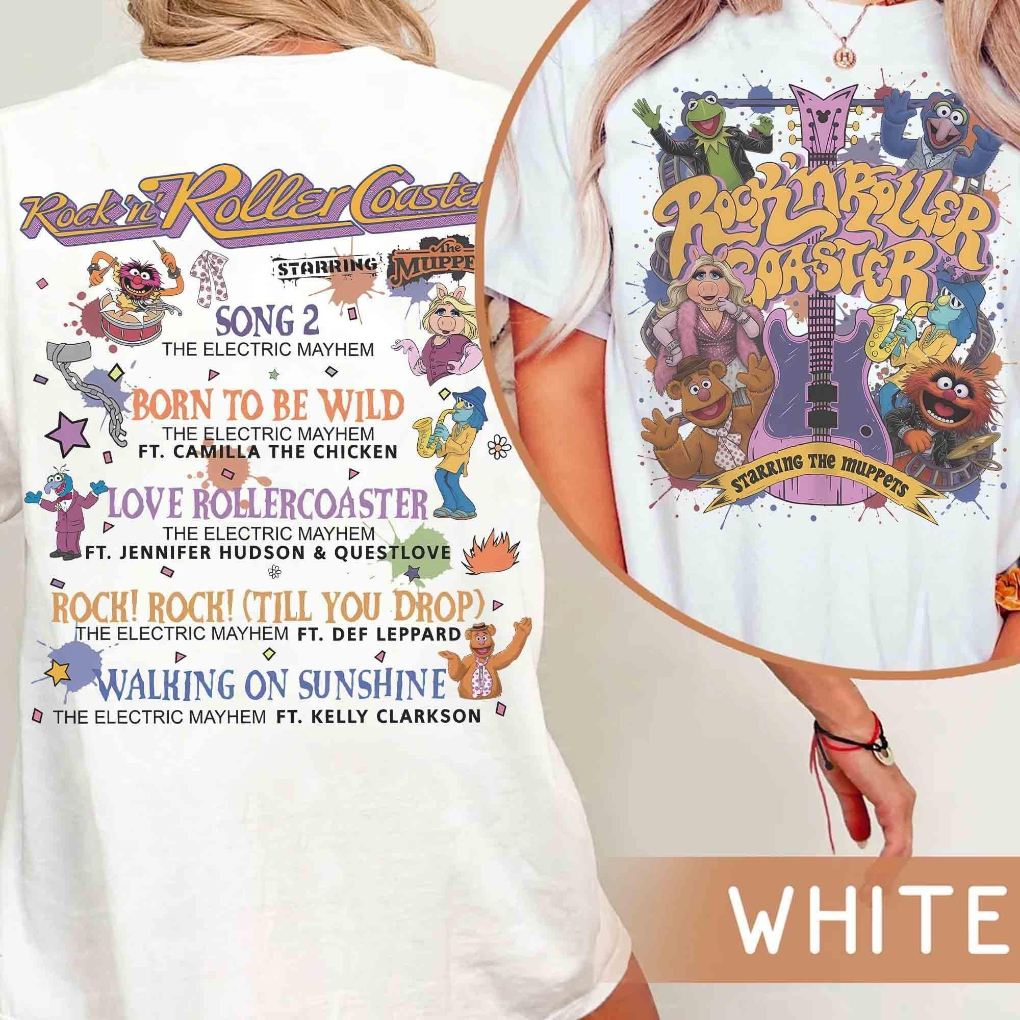 2-Sided Rock 'n Roller Coaster Starring The Muppets shirt, The Electric Mayhem Tee, Disney Muppets Ride Team, WDW Disneyland Family Trip Tee