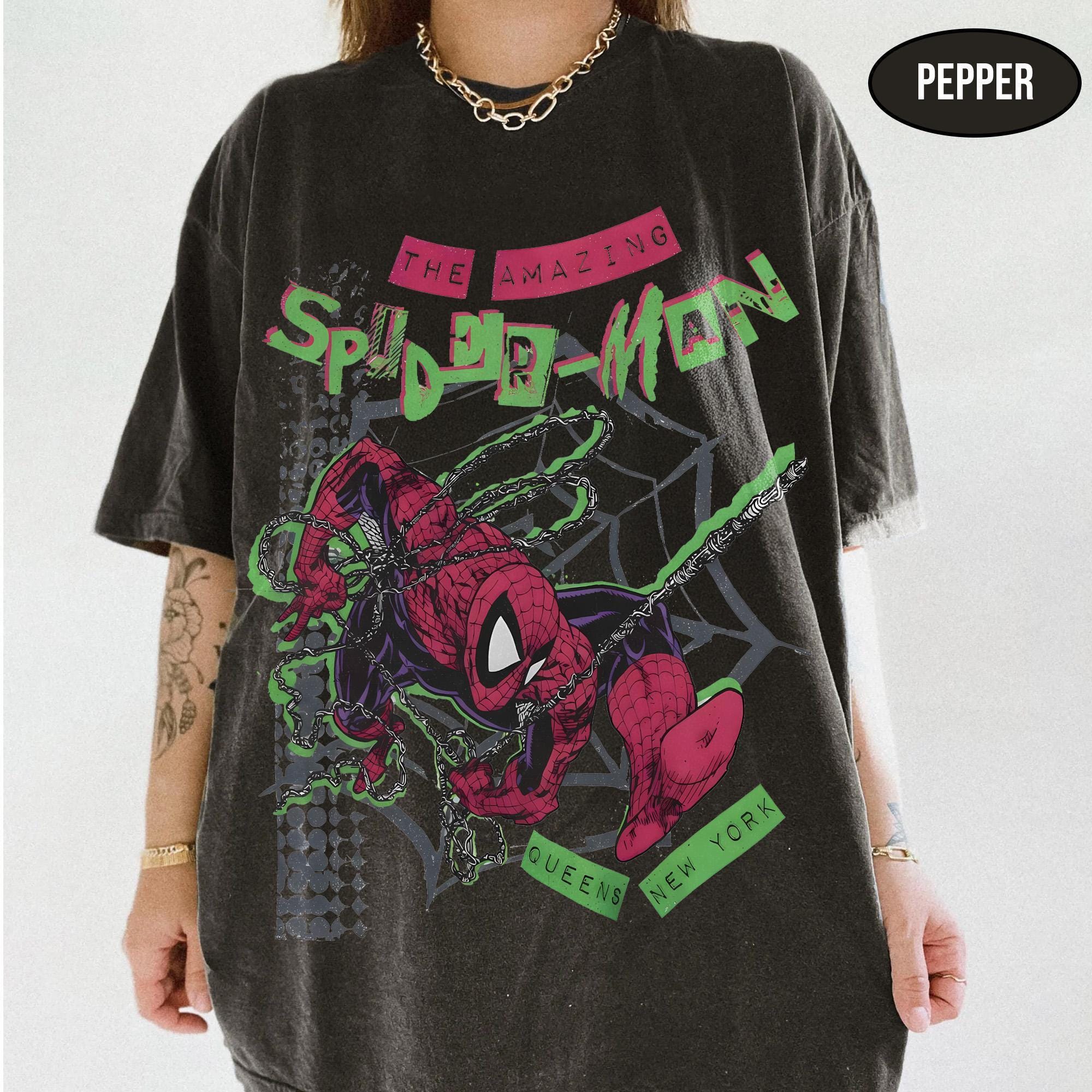 Retro Amazing Spider-Man Comfort Colors Shirt, Retro Marvel Comics Cover Tee, MCU Fan Gift, Spiderman Graphic Shirt, Disney Marvel Trip Tee