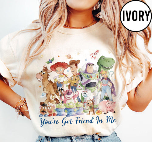 Comfort Colors® Retro Toy Story 1995 Shirt, Woody Buzz Pixar Fest, You've Got A Friend In Me Shirt, WDW Disneyland Family Trip, Woody shirt