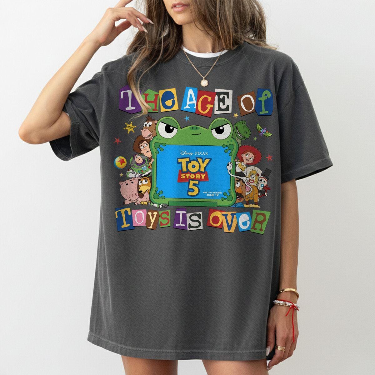 Toy Story Friends Shirt, Toy Movie 5 Characters Tee, Watercolor Toy & Friends Shirt, You've Got A Friend In Me, Family Vacation Tee
