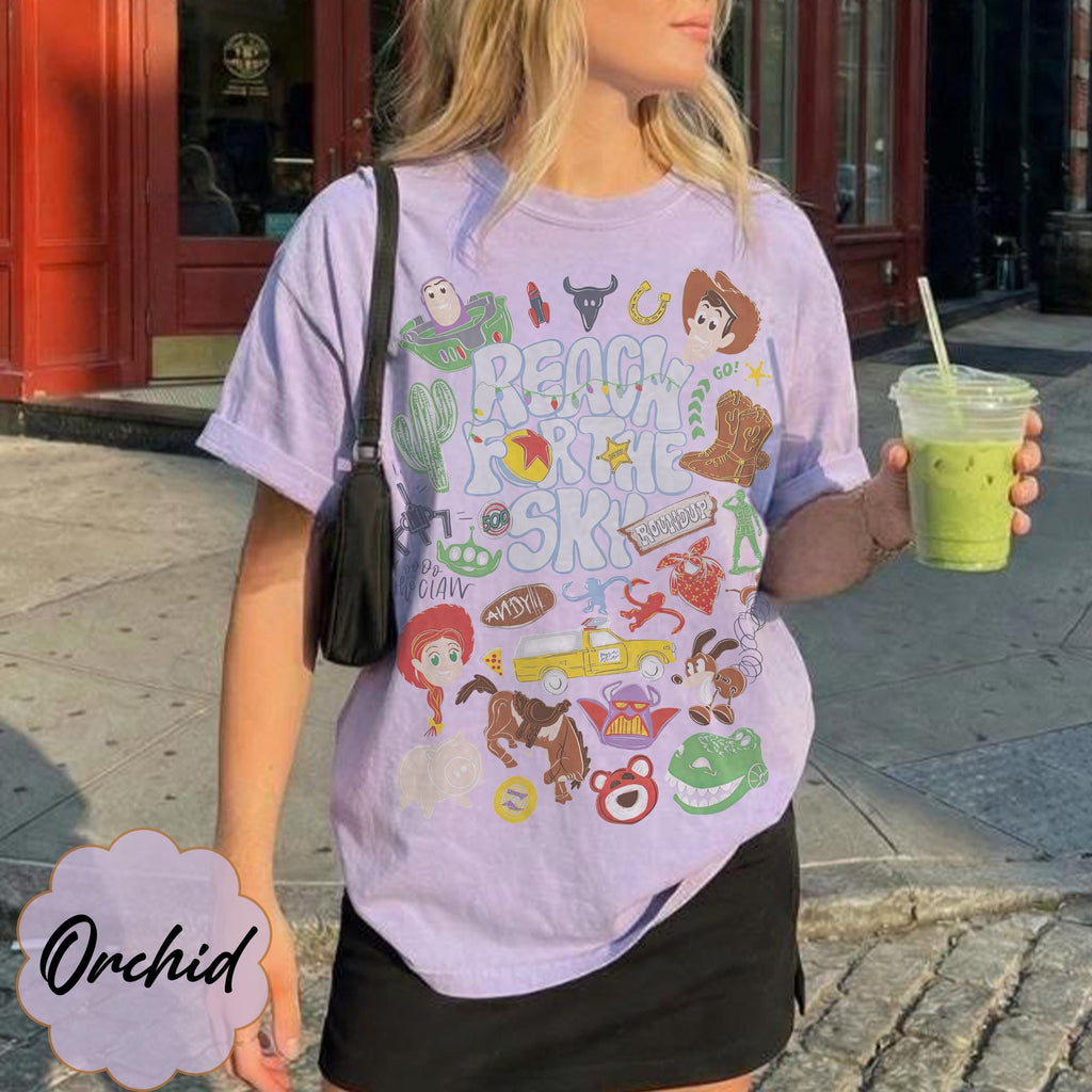 Toy Story Kids Shirt Comfort Colors, Childlike Drawing Woody Buzz Tee, You've Got a Friend in Me Pixar Top, Disney Family Trip 2026 Shirts