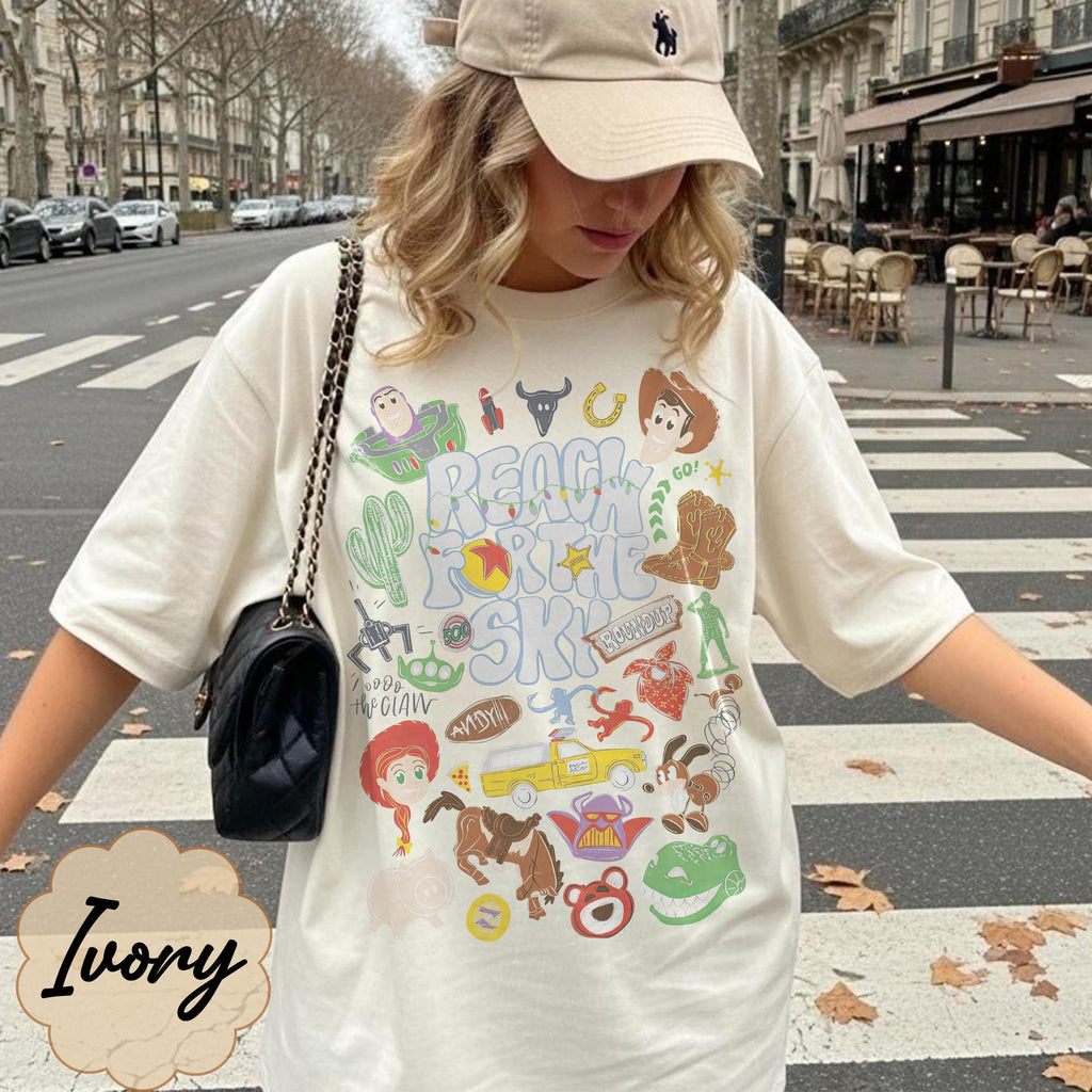 Toy Story Kids Shirt Comfort Colors, Childlike Drawing Woody Buzz Tee, You've Got a Friend in Me Pixar Top, Disney Family Trip 2026 Shirts