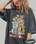 Disney Dogs Shirt, Vintage Disney Dog Characters Tee, Pluto Lady Tramp Pongo Perdita Shirt, Disneyland Family Trip Gift Tee