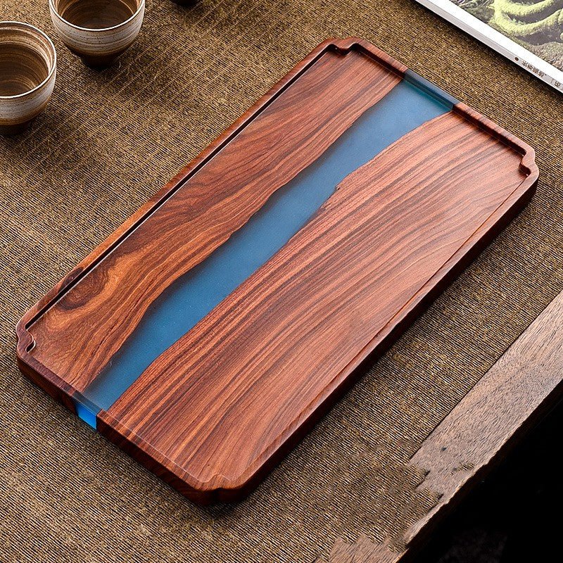 Small Leaf Red Sandalwood Tea Tray High - grade Epoxy Resin Retro Table - HediyeEpoxySmall Leaf Red Sandalwood Tea Tray High - grade Epoxy Resin Retro Table0HediyeEpoxyMedium square traySmall Leaf Red Sandalwood Tea Tray High - grade Epoxy Resin Retro Table